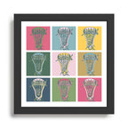 Lacrosse Marylin Blue Framed Art Print Gallery Image 1