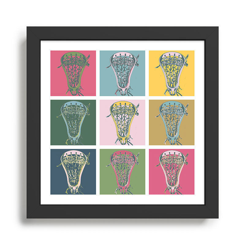 Lacrosse Marylin Blue Framed Art Print Gallery Image 1