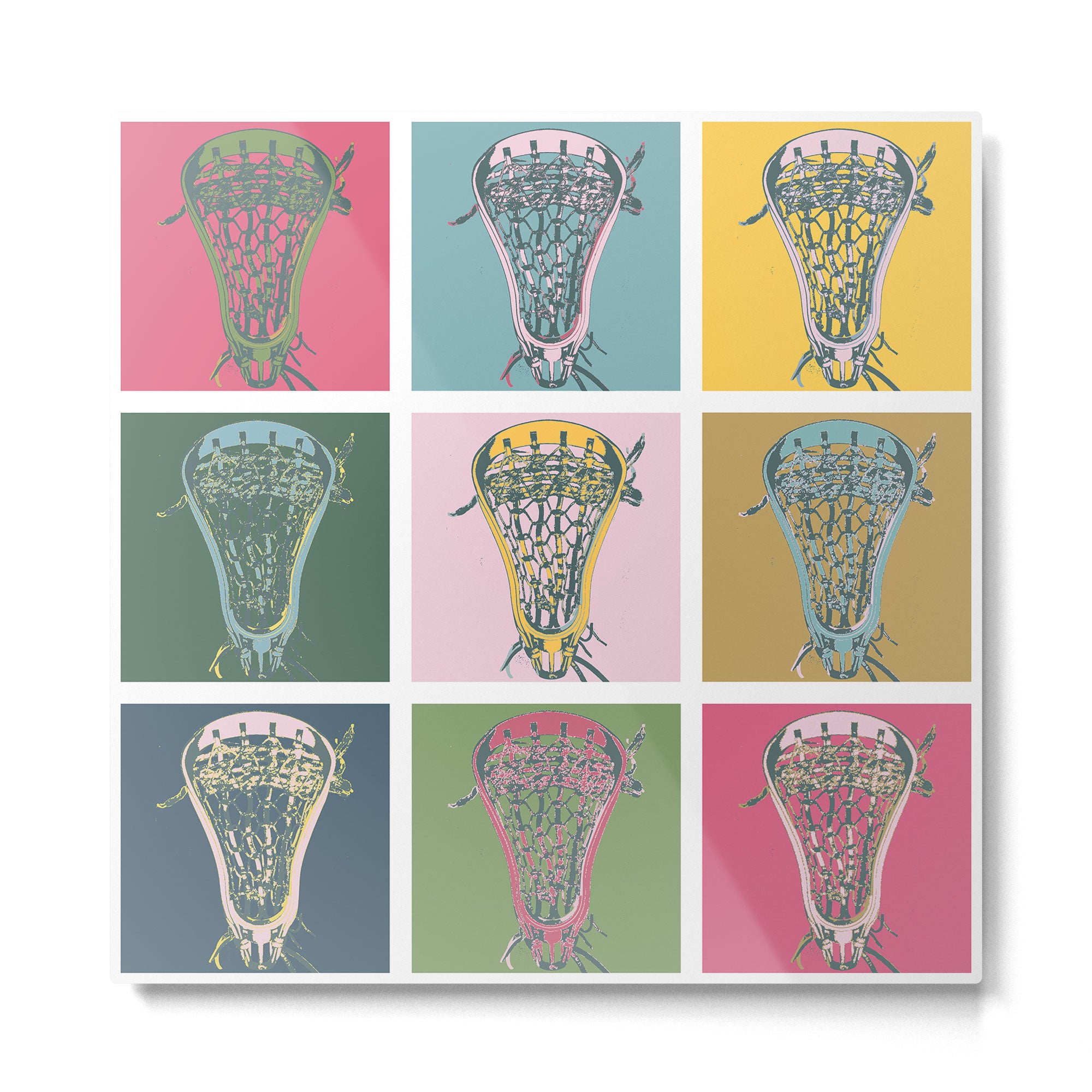 Lacrosse Marylin Blue Metal Print Gallery Image 2