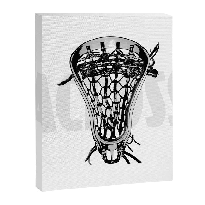 Lacrosse Negative Canvas Print Gallery Image 1