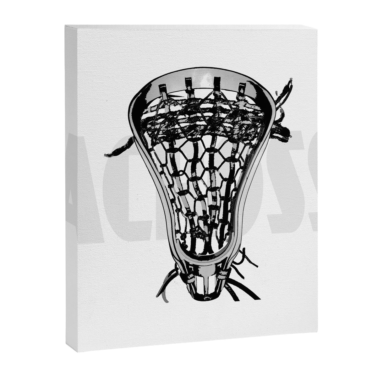 Lacrosse Negative Canvas Print Gallery Image 8