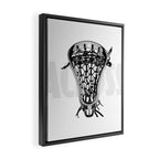 Lacrosse Negative Framed Canvas Print Gallery Image 2