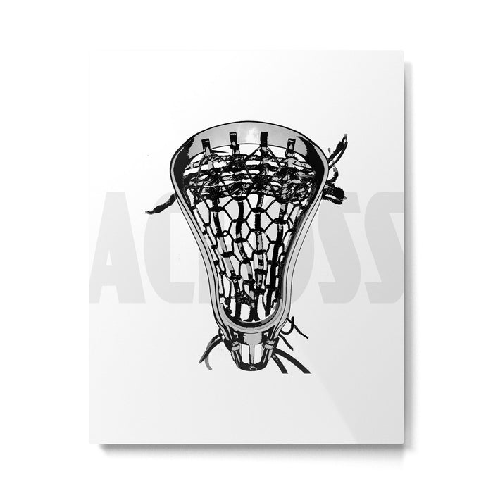 Lacrosse Negative Metal Print Gallery Image 1