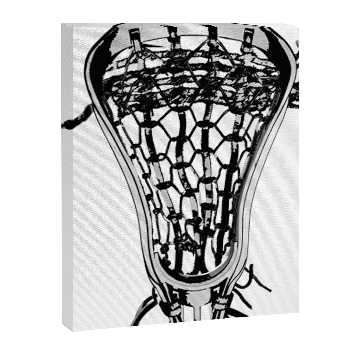 Lacrosse Nuff Said Canvas Print Gallery Image 8