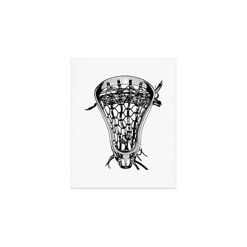 Lacrosse Nuff Said Art Print Gallery Image 1