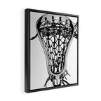 Lacrosse Nuff Said Framed Canvas Print Gallery Image 2