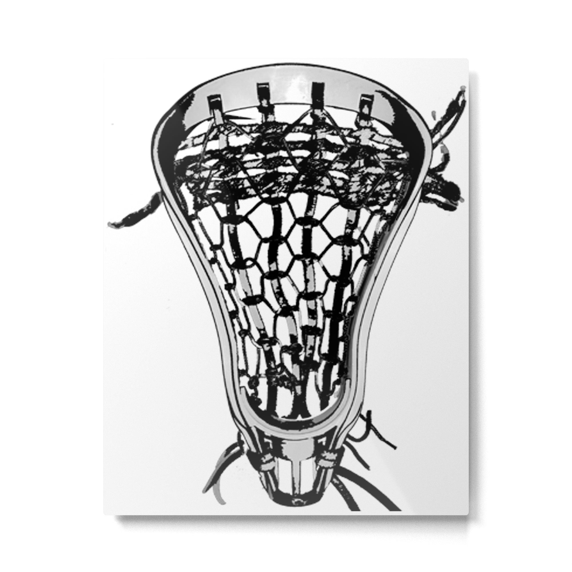 Lacrosse Nuff Said Metal Print Gallery Image 6