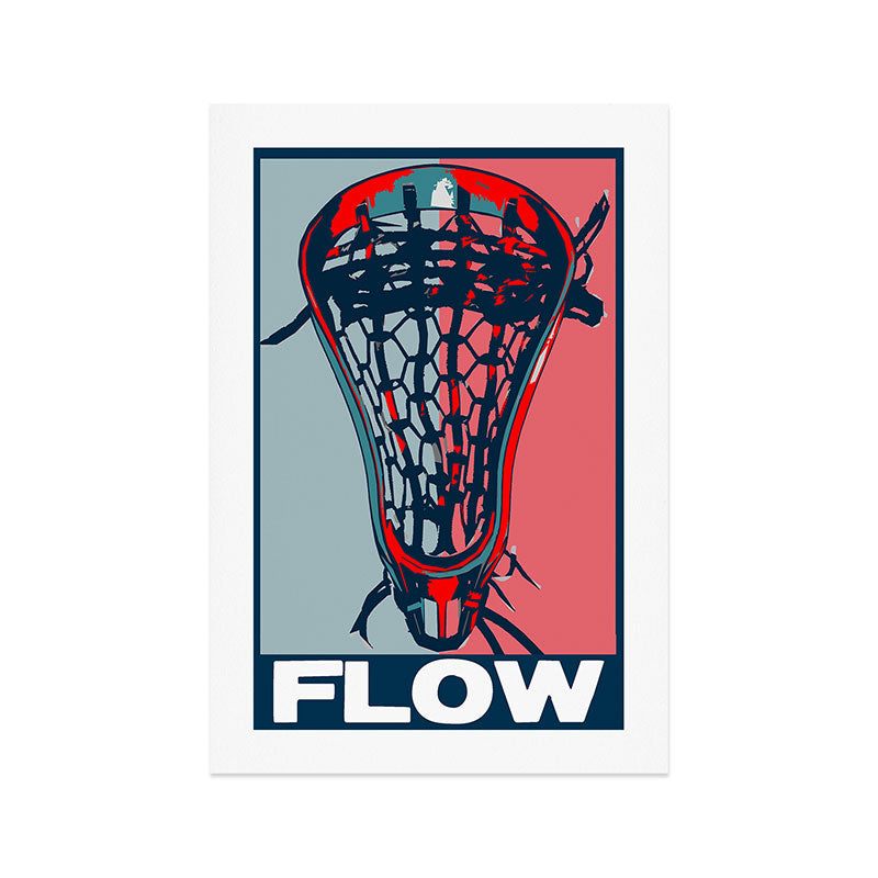 Lacrosse VOTE FLOW Art Print Gallery Image 1