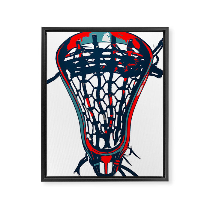 Lacrosse Vote Flow Framed Canvas Print Gallery Image 1