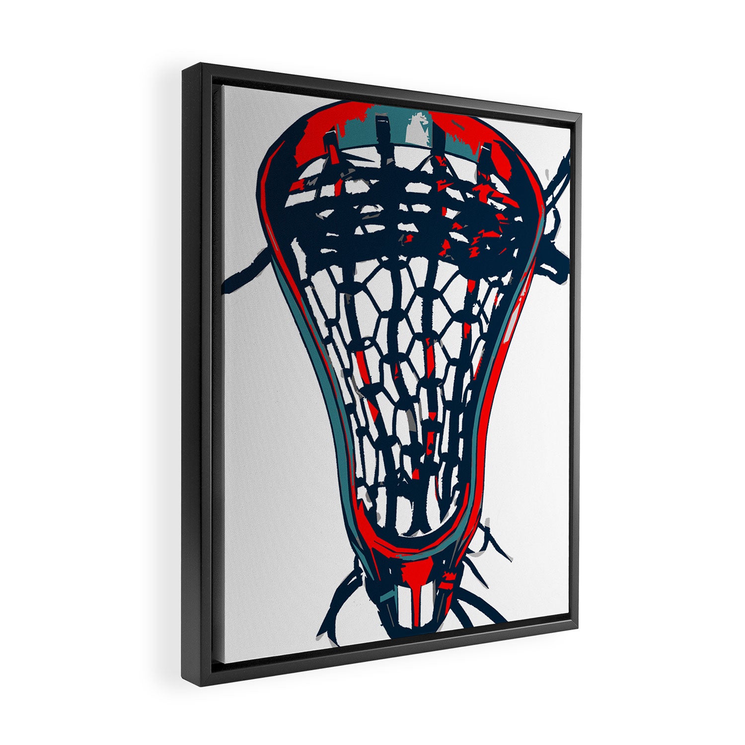 Lacrosse Vote Flow Framed Canvas Print Gallery Image 2