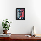 Lacrosse VOTE FLOW Framed Art Print Gallery Image 2