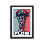 Lacrosse VOTE FLOW Framed Art Print Gallery Image 2