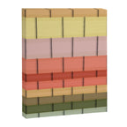 Colorful Tiles In Lines Canvas Print Gallery Image 6