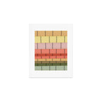 Colorful Tiles In Lines Art Print Gallery Image 1