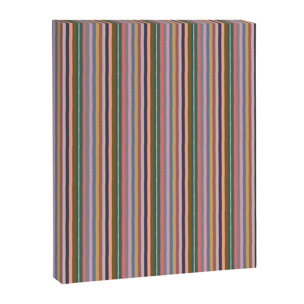 Muted Color Stripes of Joy Canvas Print Gallery Image 8