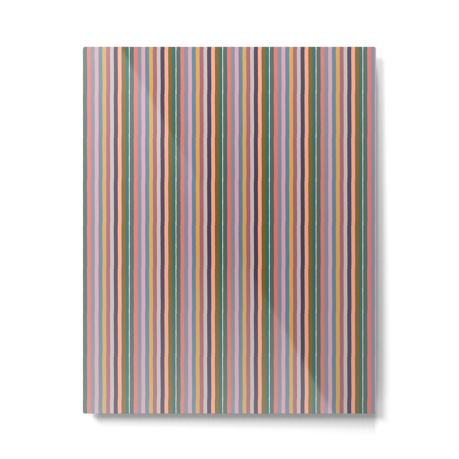 Muted Color Stripes of Joy Metal Print Gallery Image 6