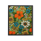 70s Plate Framed Canvas Print Gallery Image 8