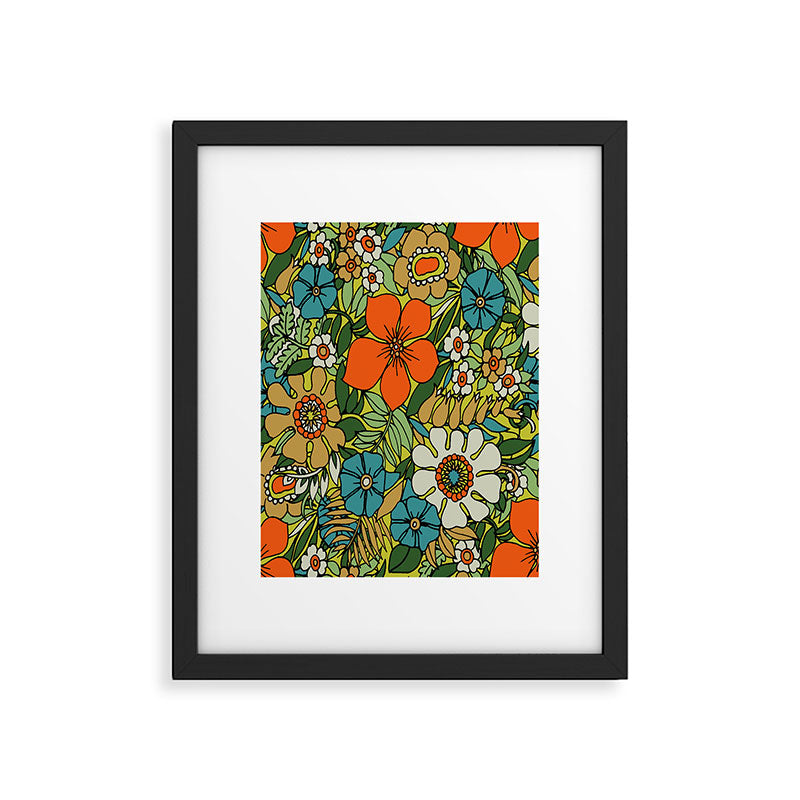 70s Plate Framed Art Print Gallery Image 1