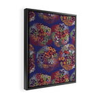 Grandma's Vintage Fabric Framed Canvas Print Gallery Image 2