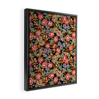 Grandma's Vintage Floral Framed Canvas Print Gallery Image 2