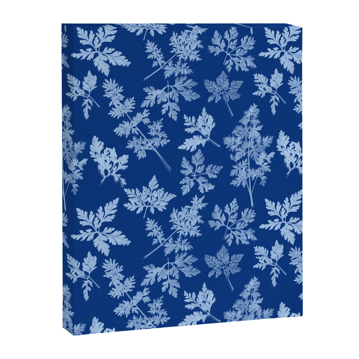 Herbal Blue Cynotype 01 Canvas Print Gallery Image 1