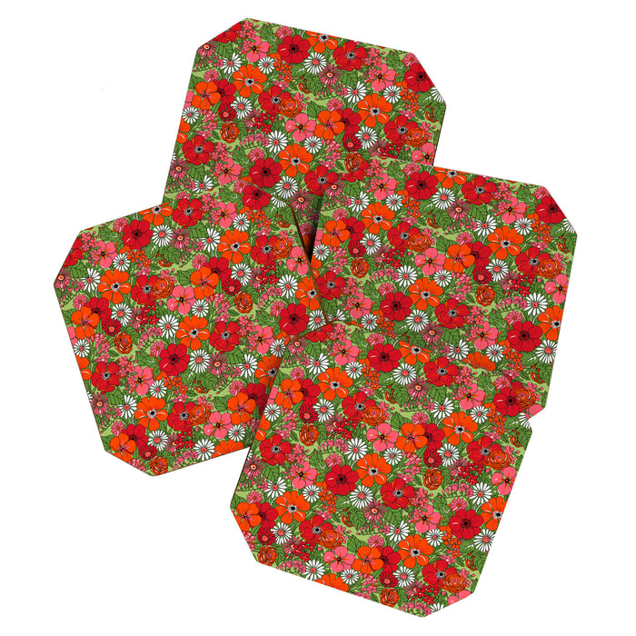 Retro Floral Pillowcase Coaster Gallery Image 1