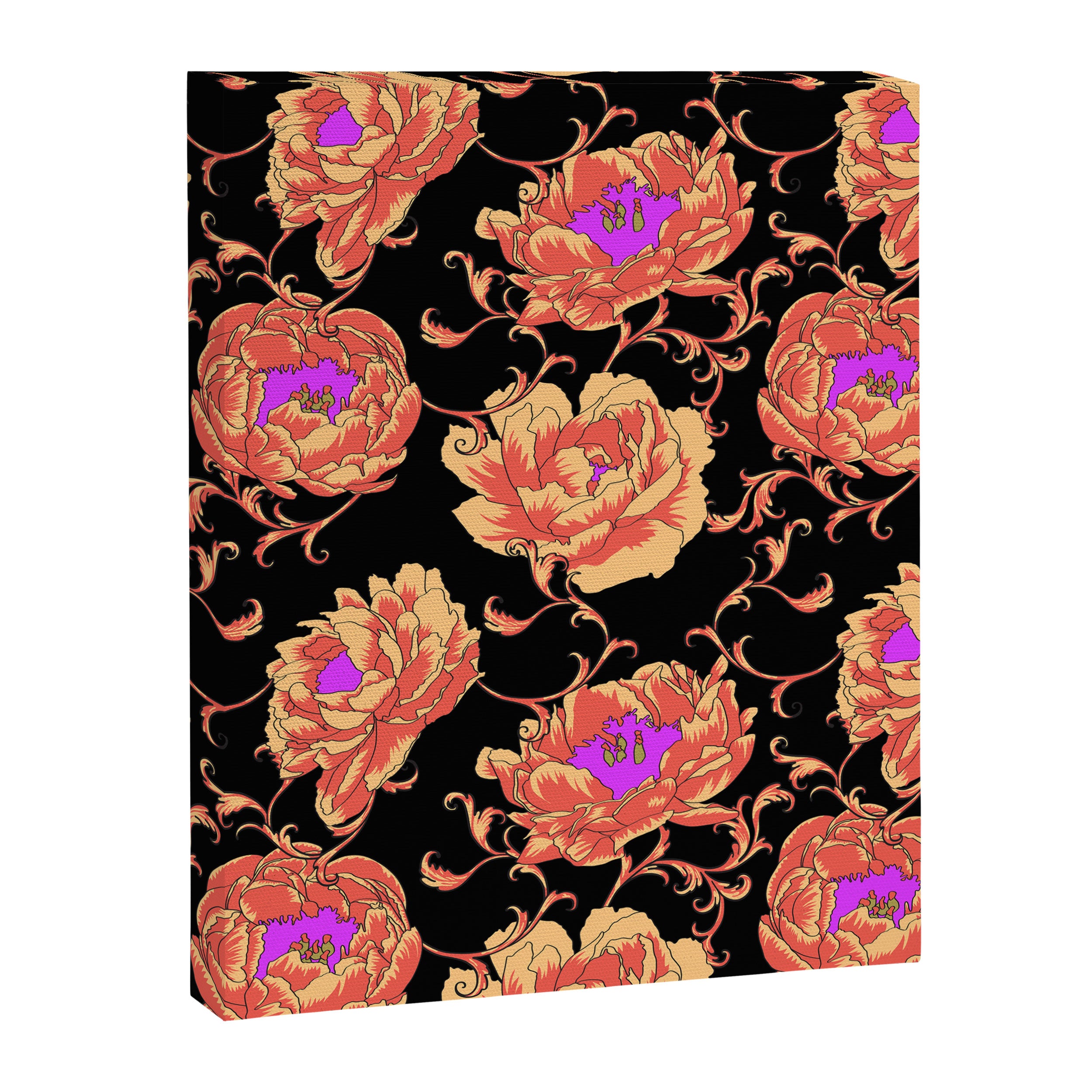 Romantic Vintage Peonies Canvas Print Gallery Image 8