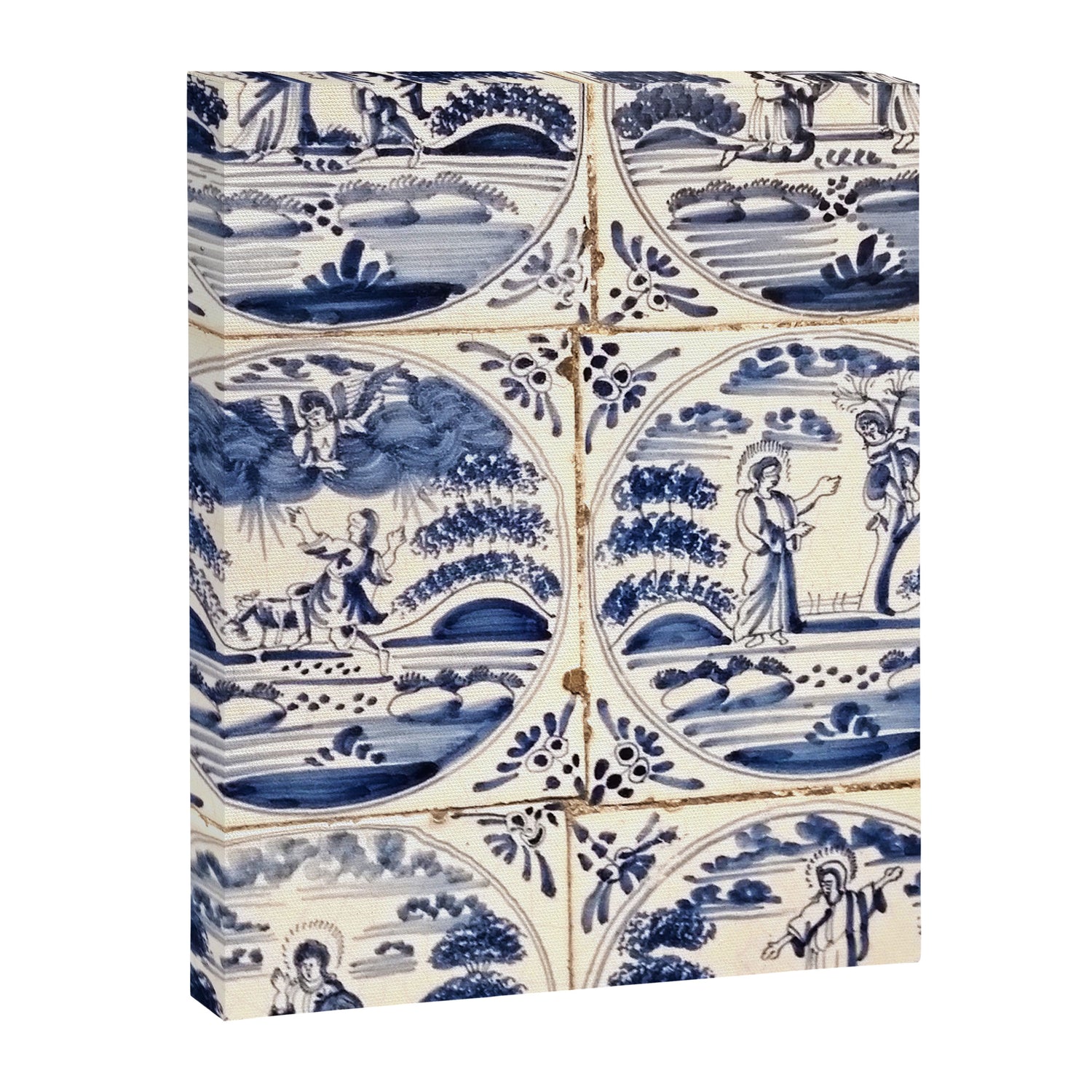 Dutch Delft Blue Tiles Canvas Print Gallery Image 8