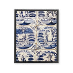 Dutch Delft Blue Tiles Framed Canvas Print Gallery Image 8