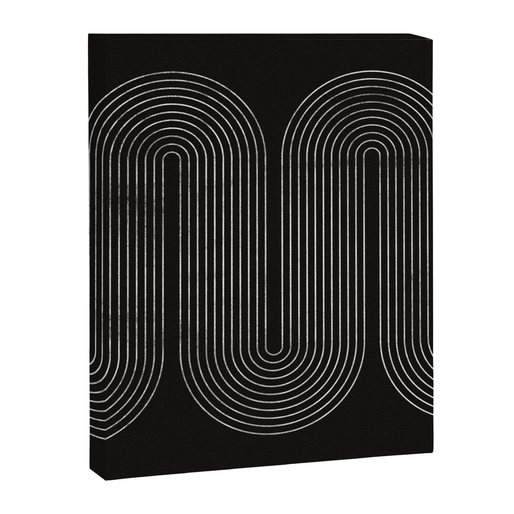 Mid-Century Modern No.18 - Woodblock Print Canvas Print Gallery Image 6