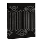Mid-Century Modern No.18 - Woodblock Print Canvas Print Gallery Image 6