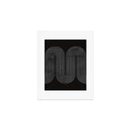Mid-Century Modern No.18 - Woodblock Print Art Print Gallery Image 1
