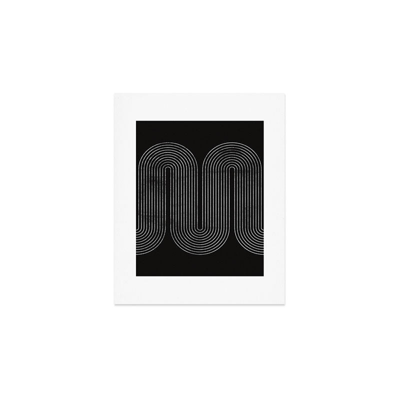 Mid-Century Modern No.18 - Woodblock Print Art Print Gallery Image 1
