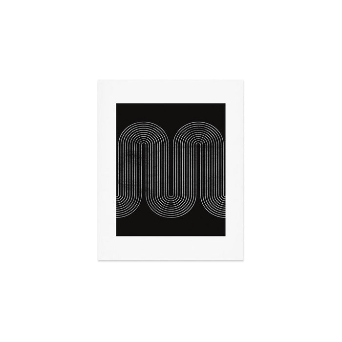 Mid-Century Modern No.18 - Woodblock Print Art Print Gallery Image 1