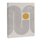 Mid-Century Modern No.22 - Woodblock Print Canvas Print Gallery Image 6