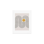 Mid-Century Modern No.22 - Woodblock Print Art Print Gallery Image 1
