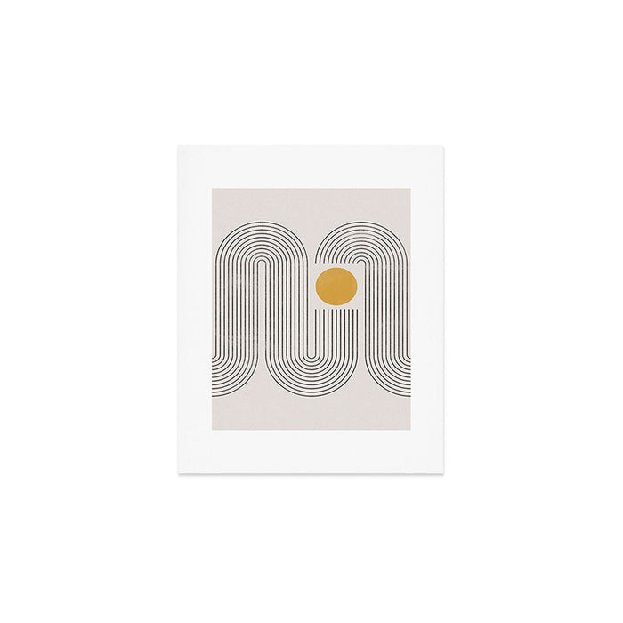 Mid-Century Modern No.22 - Woodblock Print Art Print Gallery Image 1