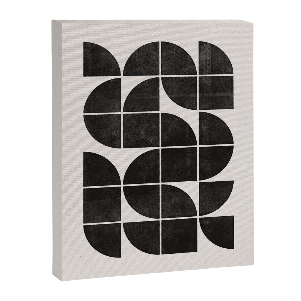 Mid-Century Modern No.35 - Woodblock Print Canvas Print Gallery Image 6