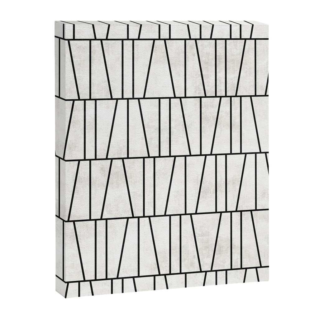 Mid-Century Modern Pattern No.6 - White Canvas Print Gallery Image 6