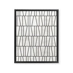 Mid-Century Modern Pattern No.6 - White Framed Canvas Print Gallery Image 6