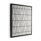 Mid-Century Modern Pattern No.6 - White Framed Canvas Print Gallery Image 2