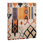 Moroccan Berber Rug Design No.54 - Multicolor, Ivory White Canvas Print Gallery Image 6