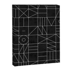 My Favorite Geometric Patterns No.9 - Black Canvas Print Gallery Image 6