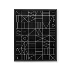 My Favorite Geometric Patterns No.9 - Black Framed Canvas Print Gallery Image 6