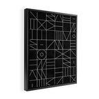My Favorite Geometric Patterns No.9 - Black Framed Canvas Print Gallery Image 2