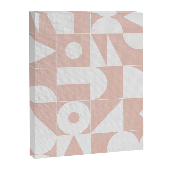 My Favorite Geometric Patterns No.11 - Pale Pink Canvas Print Gallery Image 1