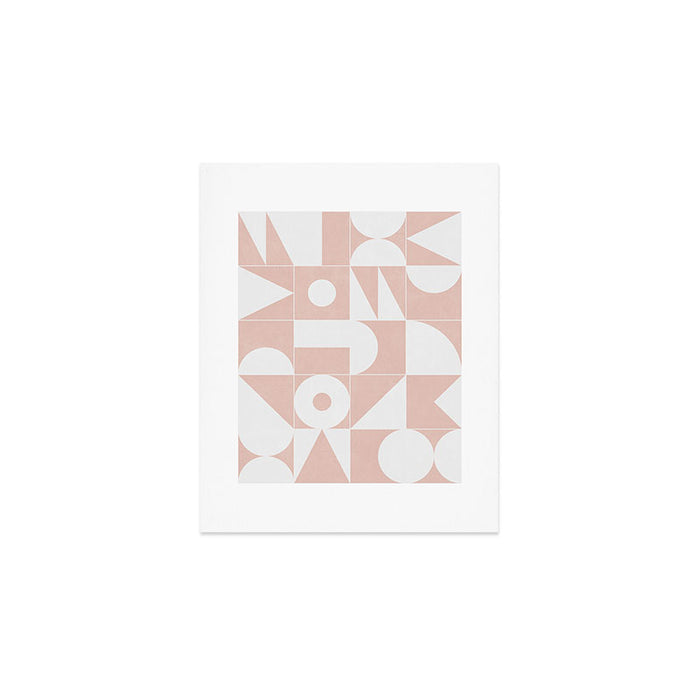 My Favorite Geometric Patterns No.11 - Pale Pink Art Print Gallery Image 1