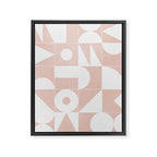 My Favorite Geometric Patterns No.11 - Pale Pink Framed Canvas Print Gallery Image 6