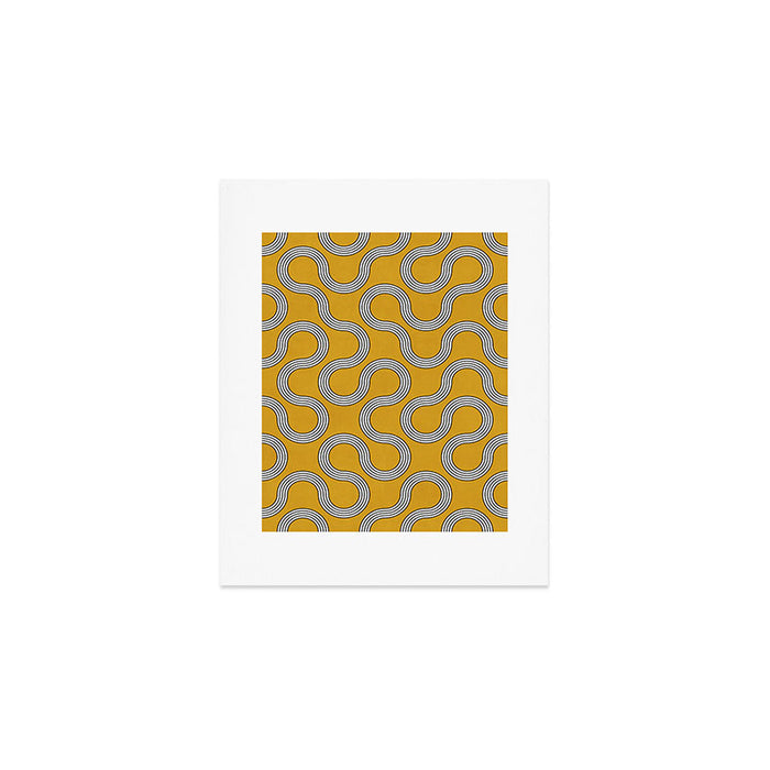 My Favorite Geometric Patterns No.31 - Mustard Yellow Art Print Gallery Image 1
