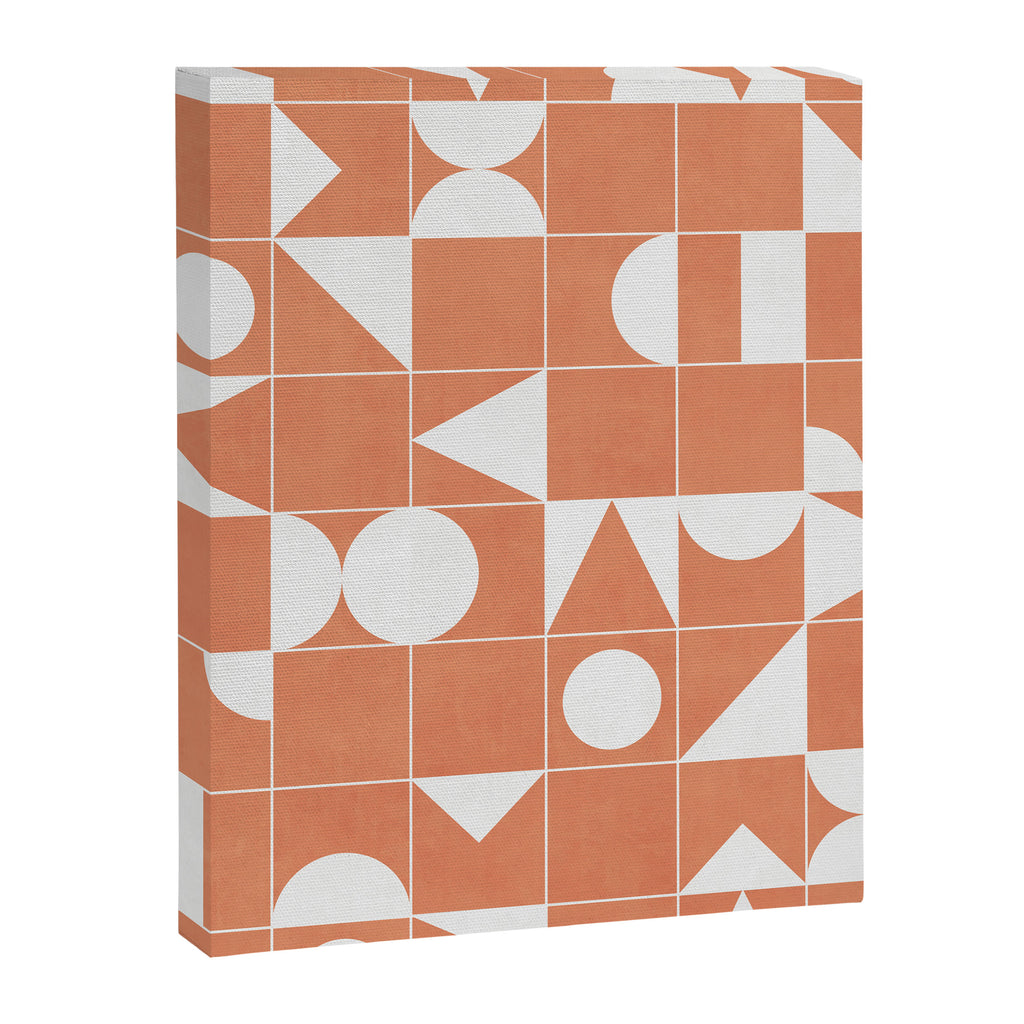 My Favorite Geometric Patterns No.14 - Coral Canvas Print Gallery Image 6
